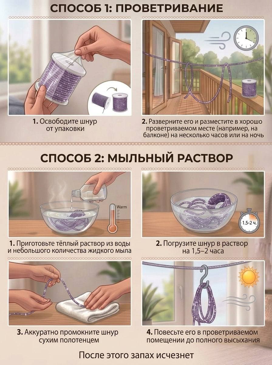 Стразовый шнур со стразами для рукоделия 4 мм, 50 м, фиолетовый 017