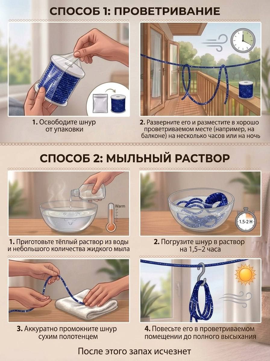 Стразовый шнур со стразами для рукоделия 4 мм, 50 м, синий 011