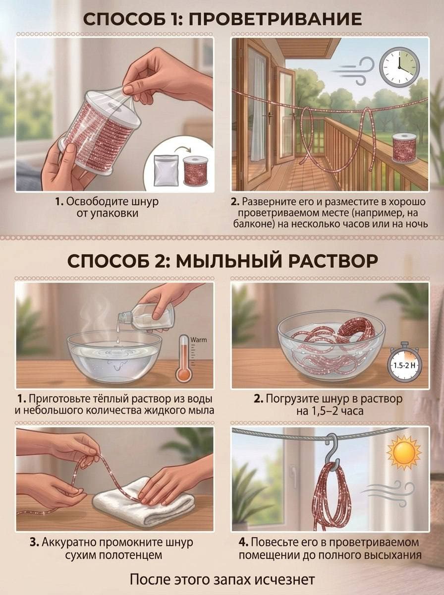 Стразовый шнур со стразами для рукоделия 4 мм, 50 м, нежно-розовый 032